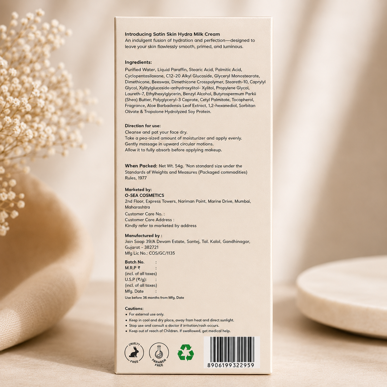Satin Skin Hydra Milk Cream