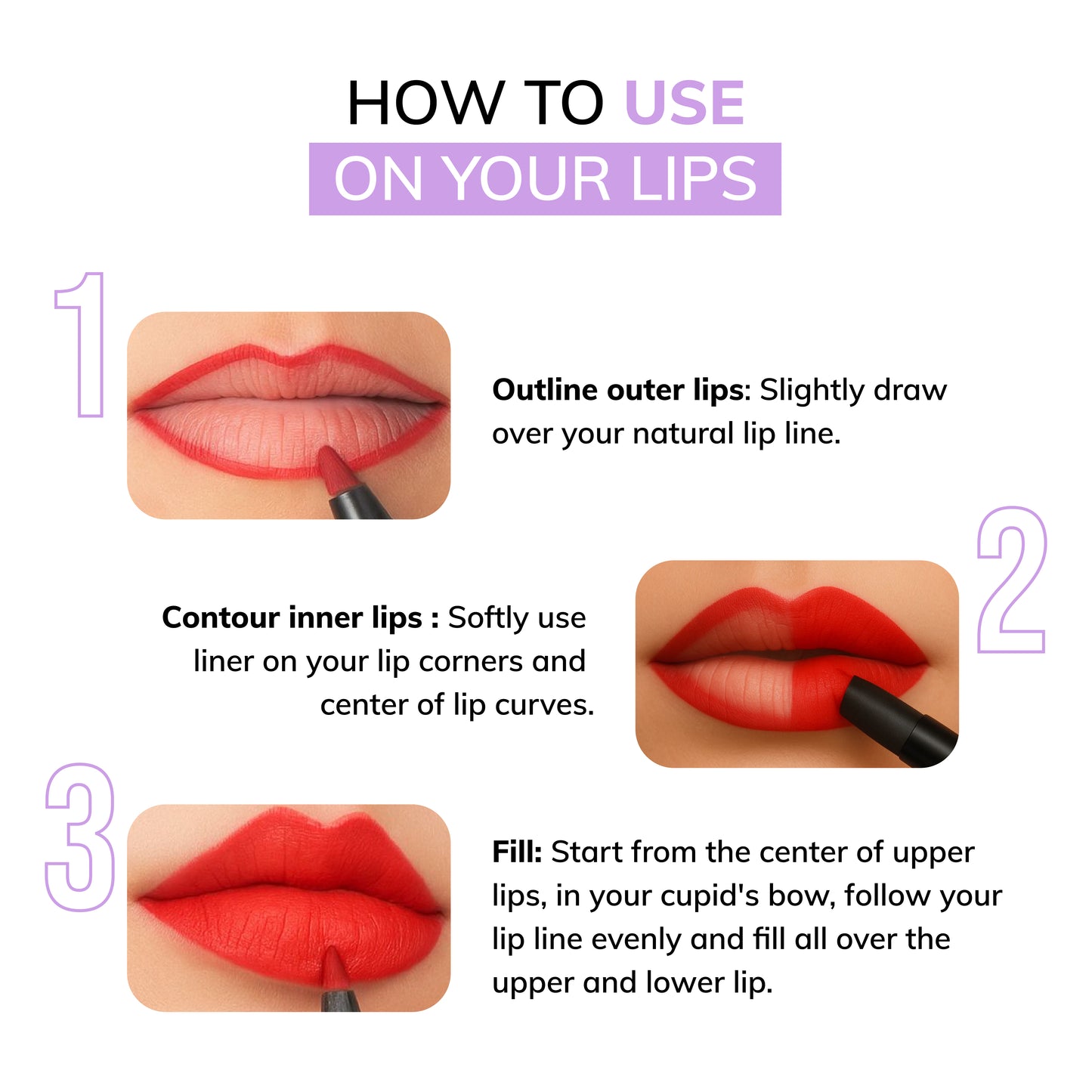 Pout Play- Non Transfer Crayon