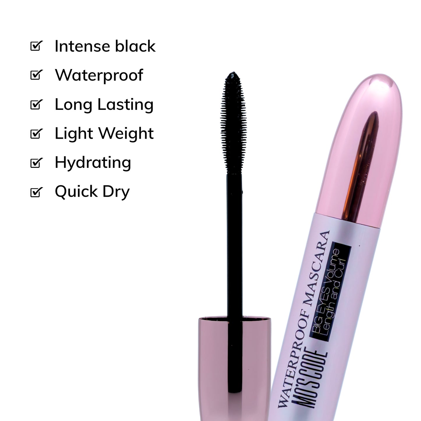 Waterproof Mascara- Big Eyes Volume Length & Curl